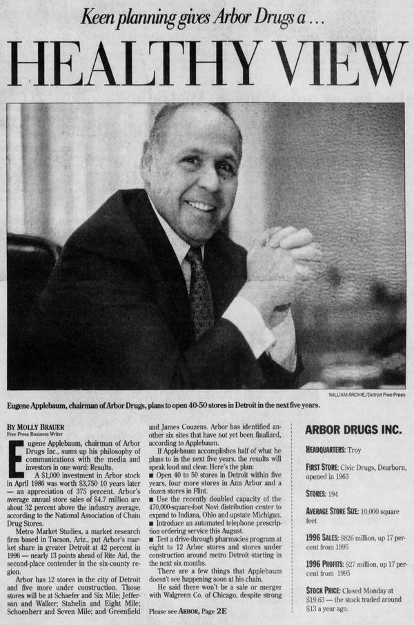 Arbor Drugs - Growth And Expansion May 1997 (newer photo)